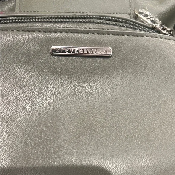 Steve Madden Sage Green Faux Leather Shoulder Bag Crossbody - Picture 5 of 9